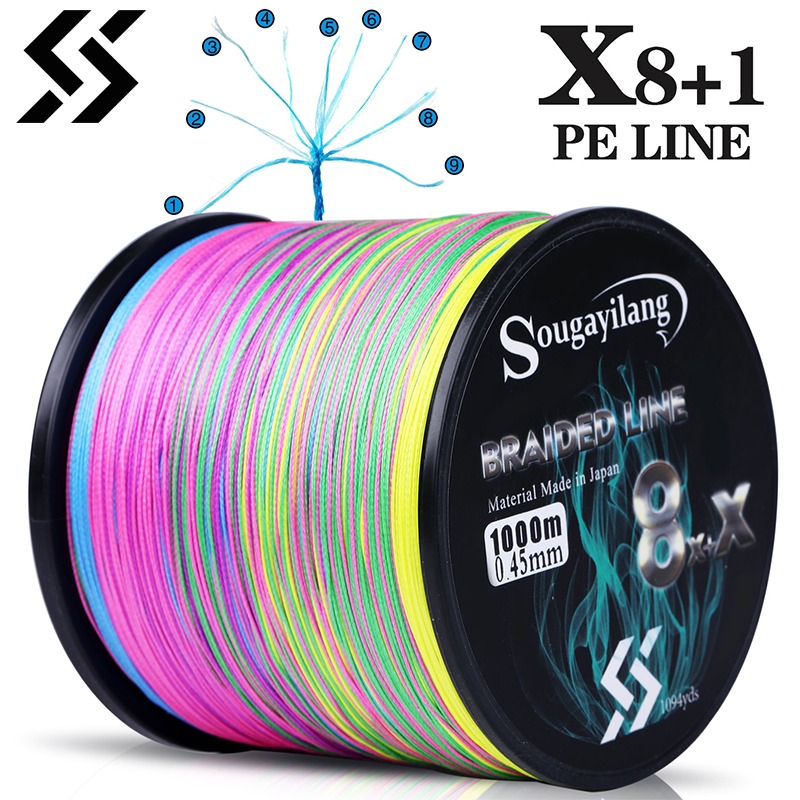 Sougayilang 새로운 9 가닥 PE 낚시 라인  - Fish Finder Cable 리뷰 및 가격